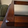 Entryway Solid Console Table with 2 drawers and Wall mirror - teak Image 7