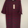 dress Bnwt navy & red striped dress with frilled sleeves soaked in luxury dress small Image 10