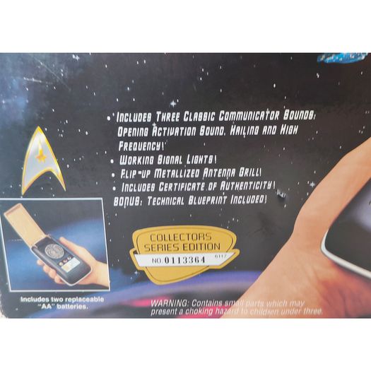 Star Trek Classic Communicator Playmates Toys 1994 Collectors Edition