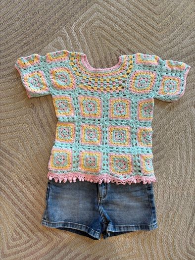 Handmade t-shirt for 7 yrs