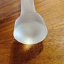 Vintage Madonna & Child Frosted Glass Statue. Stamped. By Steph Uijterwaal. Image 3