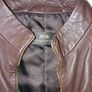 Mango Brown leather jacket Image 2