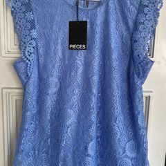 Lace Top - Hydrangea blue