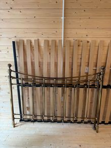 King size brass bed