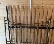 King size brass bed
