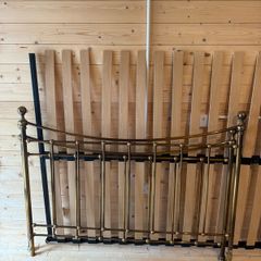 King size brass bed