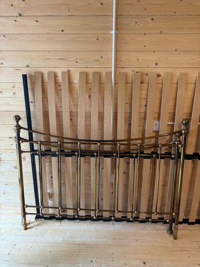 King size brass bed