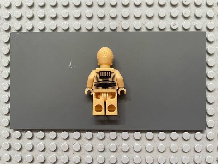 lego star wars sw0010 C-3PO minifigure - Pearl Light Gold