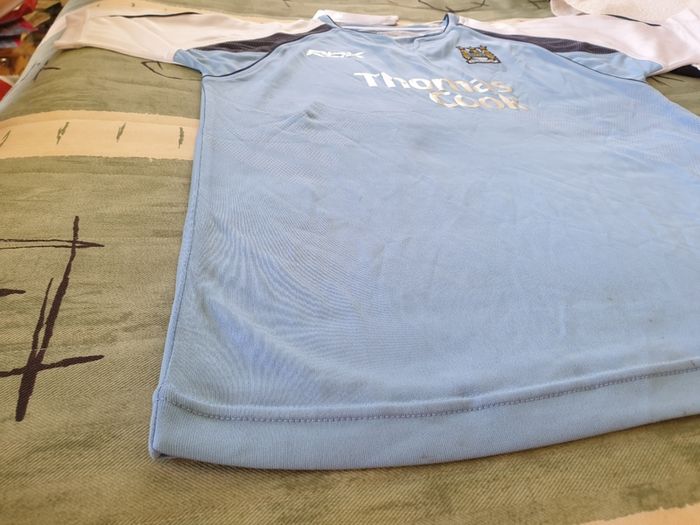 Manchester City Football Club Home Jersey 2006 to 2007 Childrens 11 to 12 Years Old