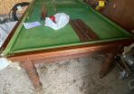 Vintage snooker table
