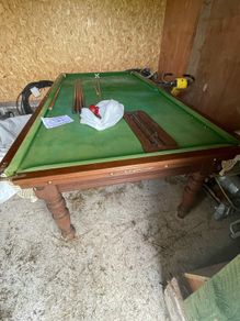 Vintage snooker table