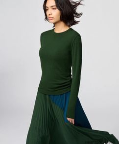 Uniqlo HEATTECH Extra Warm Cashmere Blend Crew Neck T-Shirt (Long Sleeve)