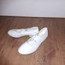 Tie front dance shoes(tap shoes), leather, size 2 Image 2