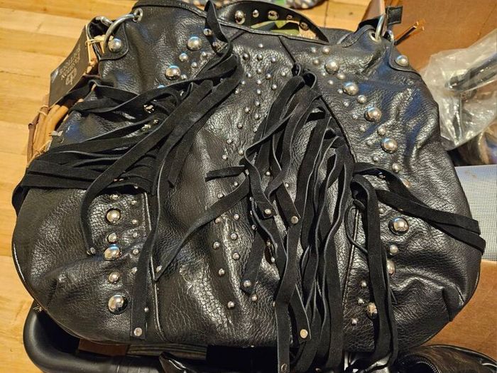 3 Large Black Handbags