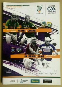 2017 GAA Meath v Kerry & Laois v Westmeath - Leinster Hurling Round 1 Programme