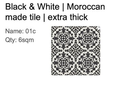 Beautiful tiles from never done renovation project