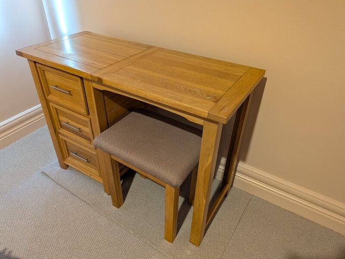 Dressing table and stool
