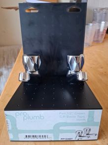 Brand New Pro Plumb 1/2" Crown Basin Taps