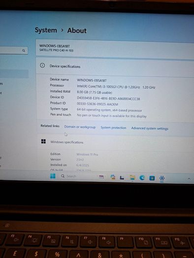 Laptop Dynabook Satellite Pro C40-H-103