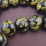 Antique Murano Style Millefiori Glass Beads Necklace 22 inches Strands Image 10