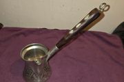 Vintage Turkish Coffee Pot with Mother of Pearl inlay handle