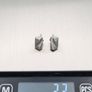 Vintage 925 Sterling Silver Stud Earrings Image 9
