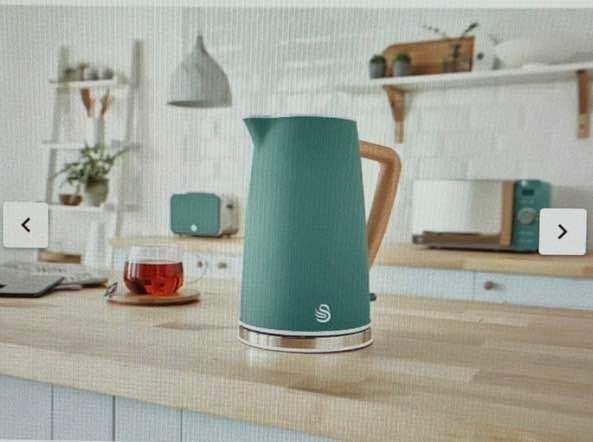 Swan kettle  turquoise