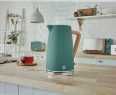 Swan kettle  turquoise