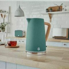 Swan kettle  turquoise