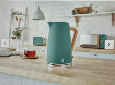 Swan kettle  turquoise