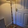 marble and brass floor lamp Image 7