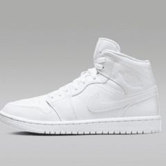 Air Jordan 1 mid Ladies white Boot Runners