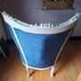 2X French Louis XV style wing-backed armchairs Image 7