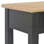 Console Table Black 110x35x80 cm Wood Image 7