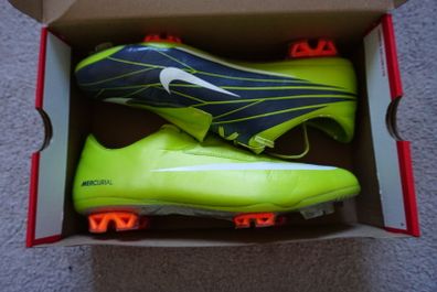 Football Boots Nike Mercurial Vapor VI Green (2010) Size 11UK FG