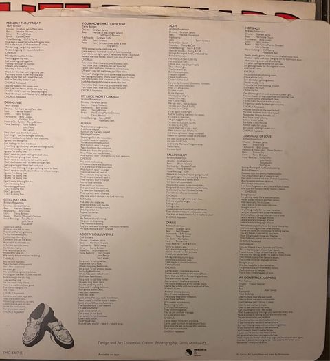 Cliff Richard RocknRoll Juvenile 1979 Irish Vinyl LP EMC 3307
