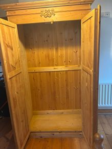 pine wardrobe