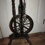 Antique Unique  Spinning Wheel H-32" Image 4