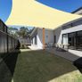 Sun Shade Sail 2m x 3m Rectangular Waterproof Garden Sun Sail Outdoor Patio Party Sunscreen Awning Canopy 98% UV Block With Rope Image 6