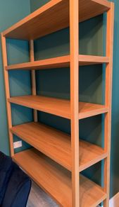 Shelving unit, Ikea Stockholm 2025, Light Oak Veneer
