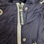 Superdry Women's Navy Padded Hooded Jacket Size L Image 7