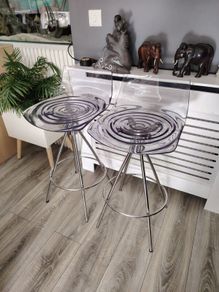 2x Calligaris L'Eau bar stools