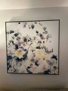 Large Modern Abstract Framed Canvas Print