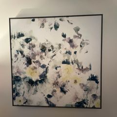 Large Modern Abstract Framed Canvas Print