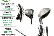 Titleist TSi3 #3 Wood 15 Degree / Tensei 1K Black 75 X-Stiff