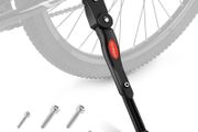 NEW SALE | Premium Bike Kickstand, Aluminium Alloy Adjustable Height Rear Side Bicycle Kick Stand, Suitable for Mountain Bike and Road Bike of 24Inch-28 Inch, Come With Allen Wrench 2PCS