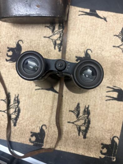 Vintage Busch Binoculars with Leather Case