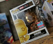 Shuri Gold Chrome ! 2018 Fall Exclusive Convention ! Limited Edition ! Funko POP Vinyl Figure ! Black Panther !