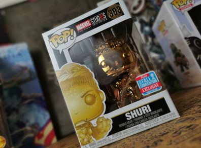 Shuri Gold Chrome ! 2018 Fall Exclusive Convention ! Limited Edition ! Funko POP Vinyl Figure ! Black Panther !