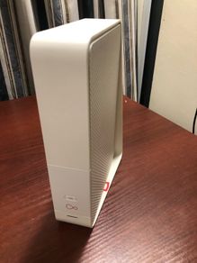 Virgin Media Hub 3.0 cable modem and Wi-Fi router.